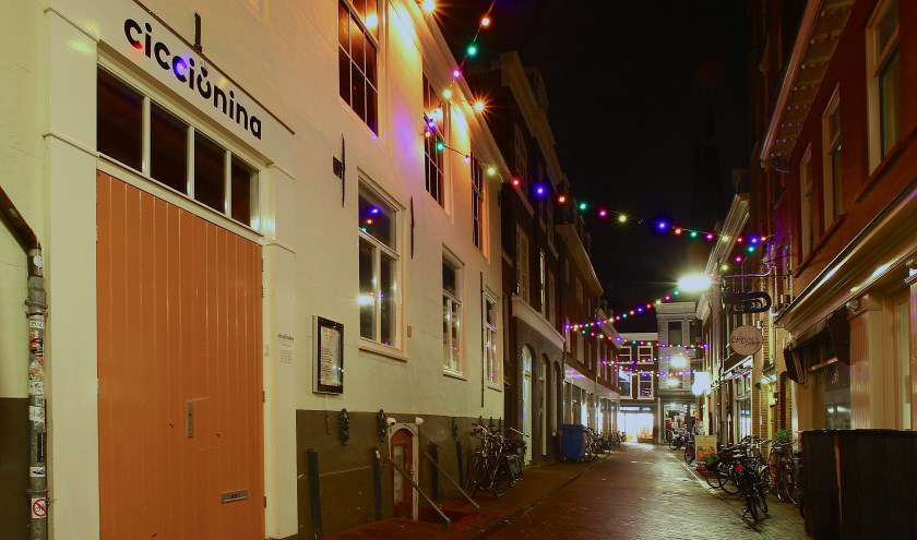 Nachthoreca in de Kromstraat van Delft