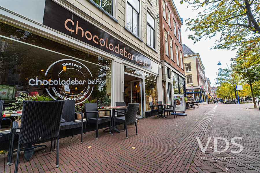Leuke zaak met verkoop van chocoladeproducten in Delft