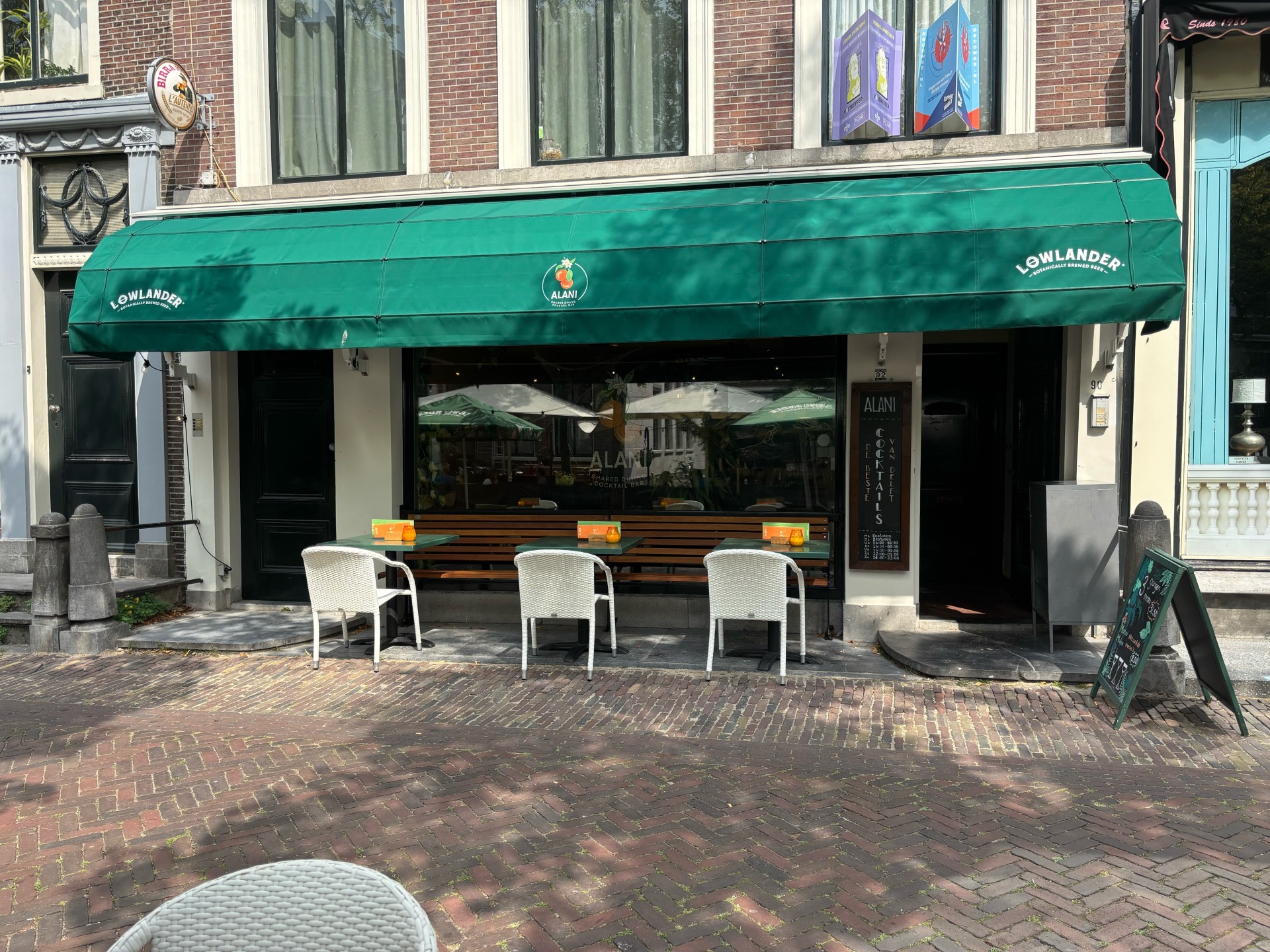 Shared dining & cocktailbar Alani in Delft