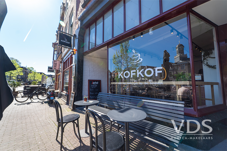 Koffiebar op een toplocatie in Leiden